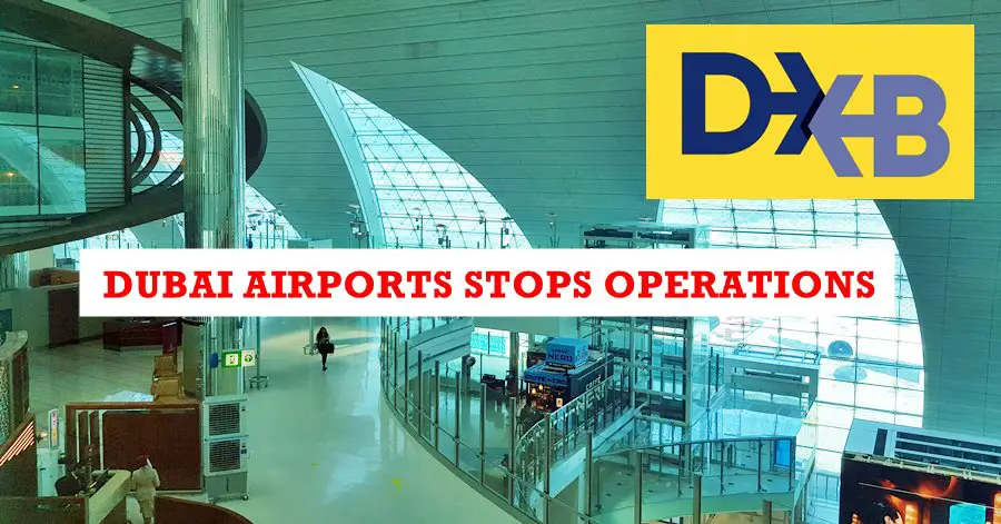 dubai airports stops operations