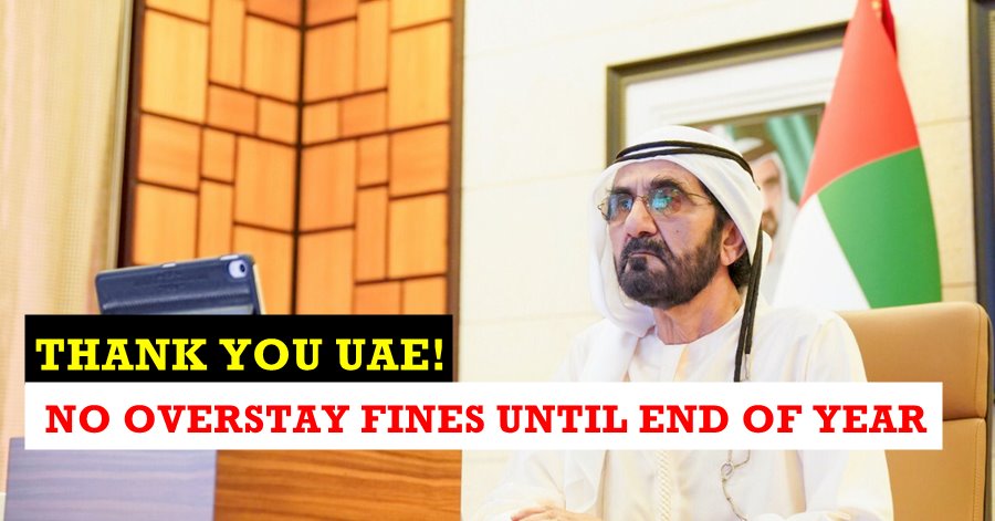 no residence visa fines uae