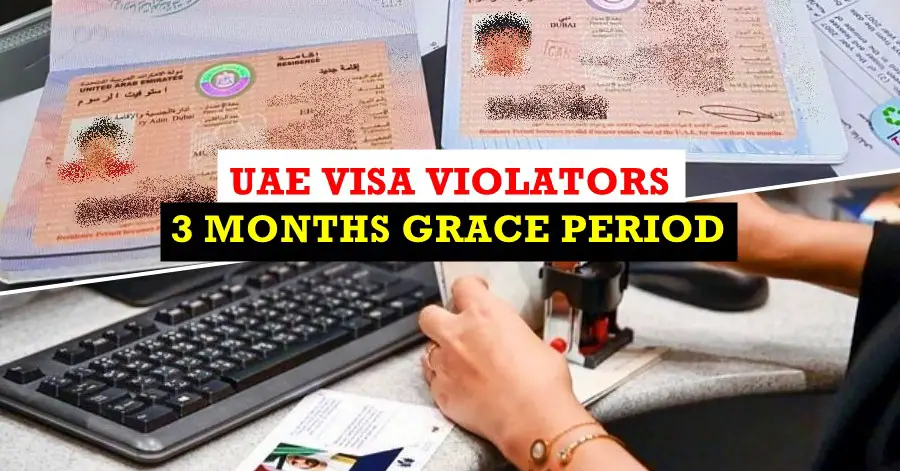 uae visa violators grace period