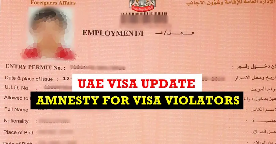 visa violation amnesty